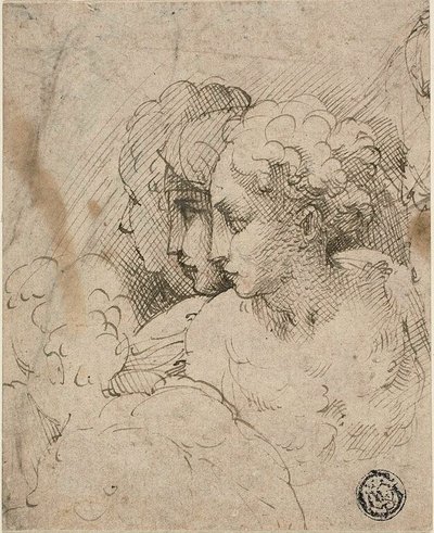 Têtes féminines - Parmigianino