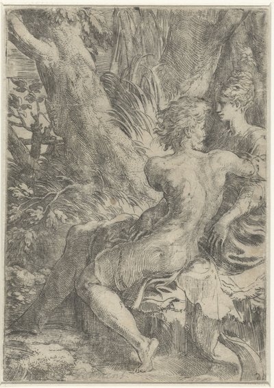 Couple amoureux - Parmigianino