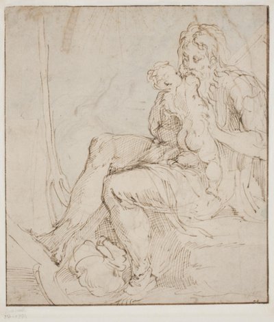 Saturne/Kronos dévorant un de ses enfants - Parmigianino