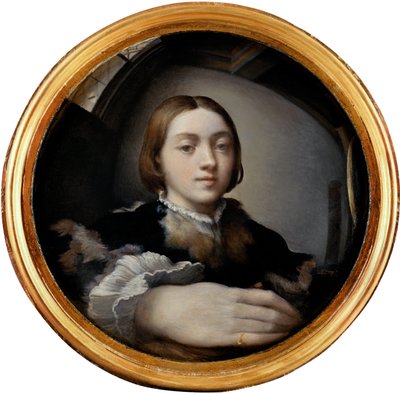 Autoportrait dans un miroir convexe, ca 1524 - Parmigianino