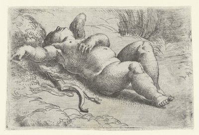 Cupidon endormi - Parmigianino