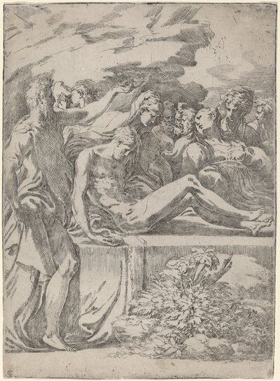 La Mise au tombeau - Parmigianino