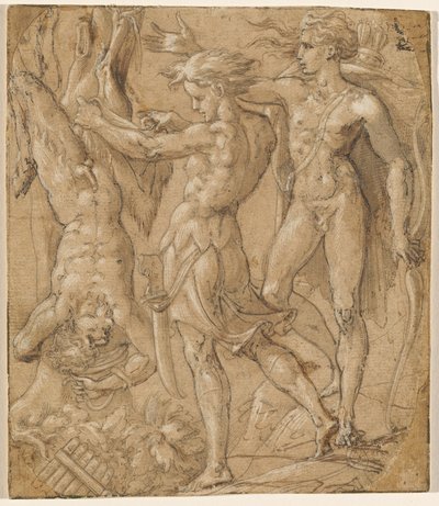 Le dépouillement de Marsyas - Parmigianino