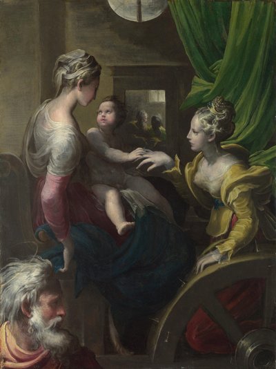 Le Mariage mystique de Sainte Catherine, vers 1527-1530 - Parmigianino