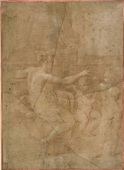 Vénus avec Cupidon et Putto - Parmigianino