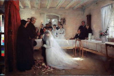La bénédiction nuptiale - Pascal Adolphe Jean Dagnan Bouveret