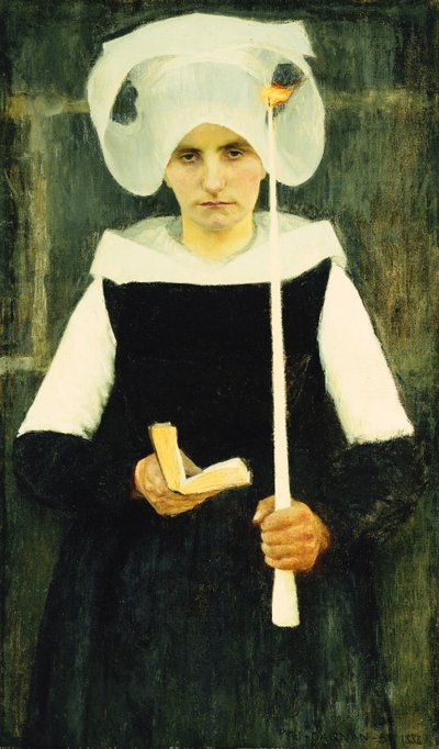 Bretonne au pardon - Pascal Adolphe Jean Dagnan Bouveret