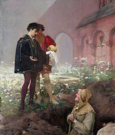 Hamlet et le fossoyeur - Pascal Adolphe Jean Dagnan Bouveret