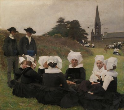 Les Bretonnes au Pardon, 1887 - Pascal Adolphe Jean Dagnan Bouveret