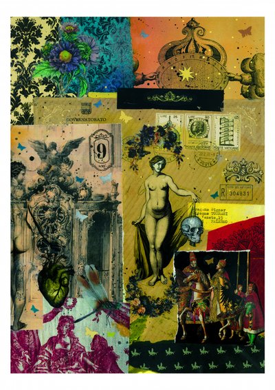 Collage baroque romantique - Pascal Bouchet-Spiegel