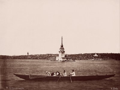 Kız Kulesi, Galata et les zones résidentielles de Fındıklı - Pascal Sébah