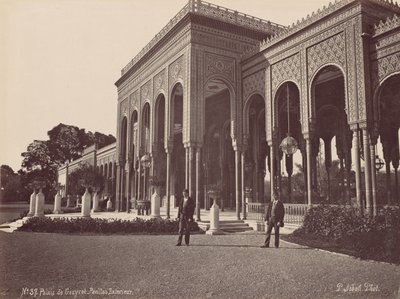 Palais de Gézyret, Pavillon Extérieur, années 1870 - Pascal Sébah
