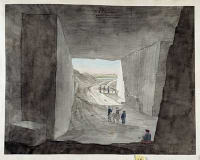 Égypte. Vue intérieure d