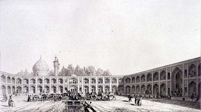 Le Caravanserail Shah Sultan-Hussein, Ispahan, planche 32 de 