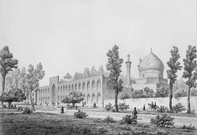 Madrasa-yi Masjid-i Shah Sultan Hussein, à Ispahan, de 
