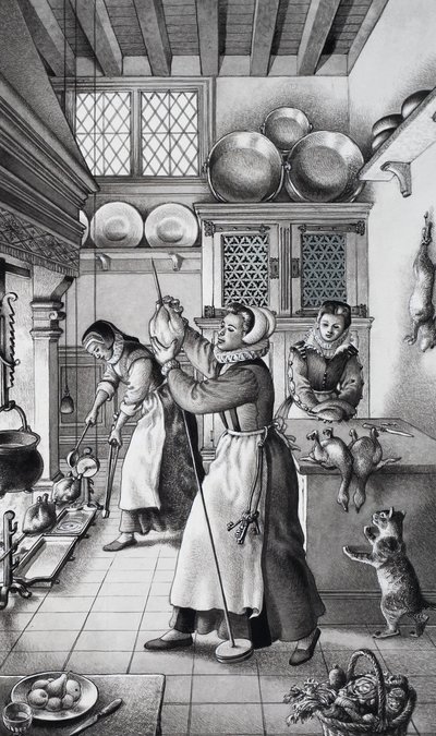 Cuisine du 16e siècle - Pat (1907-95) Nicolle