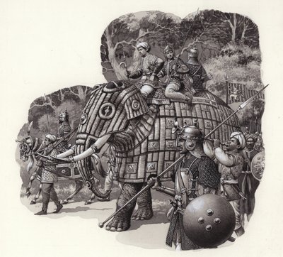 Eléphant blindé de l