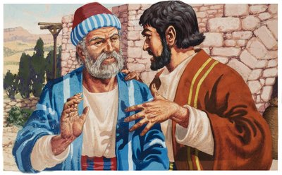 Scène biblique - Pat (1907-95) Nicolle