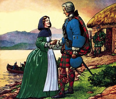 Bonnie Prince Charles et Flora Macdonald - Pat (1907-95) Nicolle