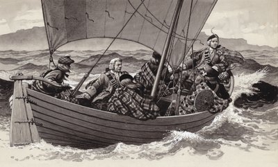 Bonnie Prince Charlie en route pour l