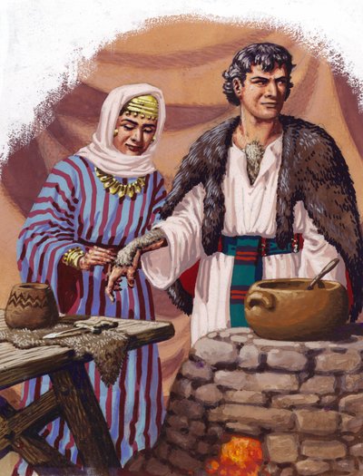 Jocob déguisé par sa mère (gouache sur papier) - Pat (1907-95) Nicolle