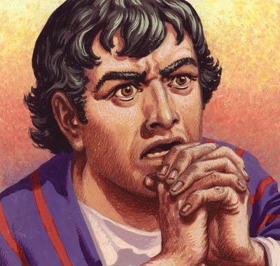Joseph (gouache sur papier) - Pat (1907-95) Nicolle