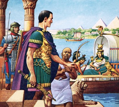 César et Cléopâtre - Pat (1907-95) Nicolle
