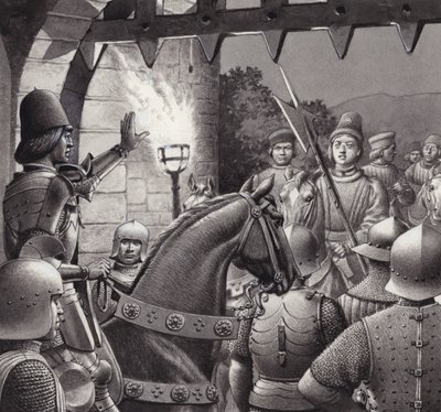 Le duc Federigo enfermé hors d