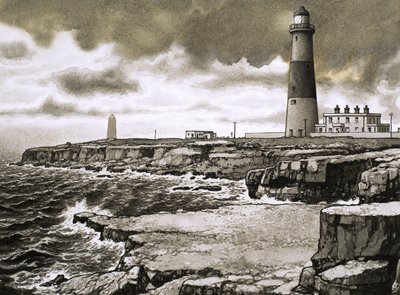 Les célèbres promontoires britanniques : Portland Bill - Pat (1907-95) Nicolle