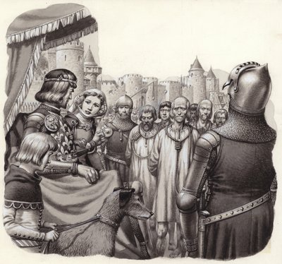 Six braves bourgeois de Calais sur le point d