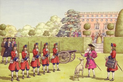 Le jeune duc de Gloucester avait sa propre armée pour jouer (gouache sur papier) - Pat (1907-95) Nicolle
