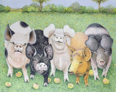 A Chorus Line (acrylique sur toile) - Pat Scott