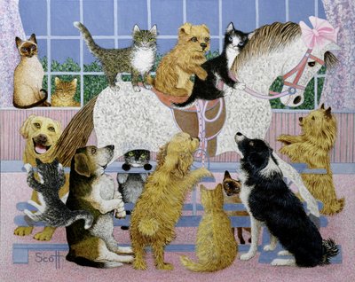 Along for the Ride (huile sur toile) - Pat Scott