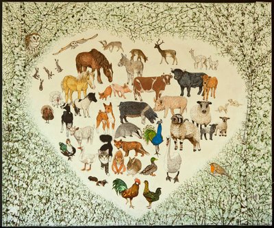 Au cœur de tout, 2013 (acrylique sur calicot) - Pat Scott