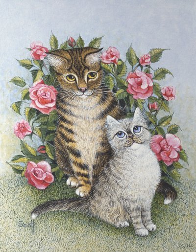 Attraction (huile sur toile) - Pat Scott