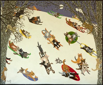Holding On, 2011 (acrylique sur calicot) - Pat Scott