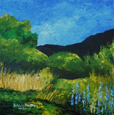 Lupins bleus, 2015 - Patricia Brintle