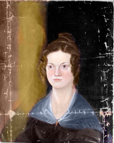 Portrait des Sœurs Brontë, (détail), c.1834 - Patrick Branwell Bronte