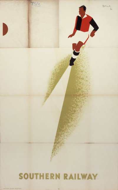 Affiche des stocks des chemins de fer du Sud - Patrick 