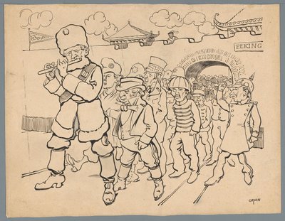 La Russie attire des pays de Chine - Patricq Kroon (signed by artist)
