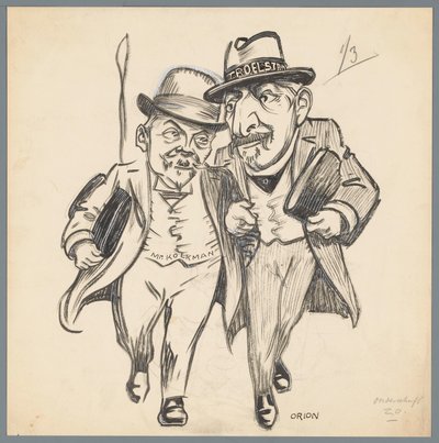 Troelstra et Kolkman - Patricq Kroon (signed by artist)
