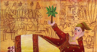 Athéna, 2021 (acrylique numérique) - Patrizia La Porta