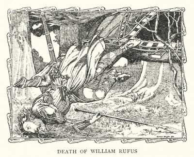 Mort de William Rufus (litho) - Patten (after) Wilson