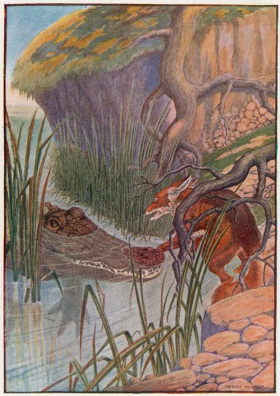 "Oh là là ! Le grand alligator a ma patte dans sa bouche !" - Patten Wilson