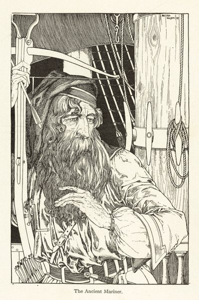 La Complainte du vieux marin (gravure) - Patten Wilson