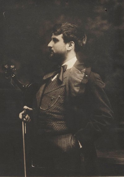 Portrait du violoniste et compositeur Joan Manén y Planas 1883-1971, vers 1910 - Pau Audouard