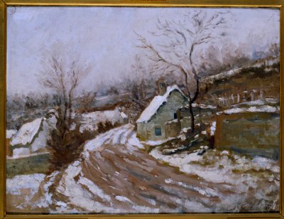 La vieille route à Auvers-sur-Oise - Paul  Gachet