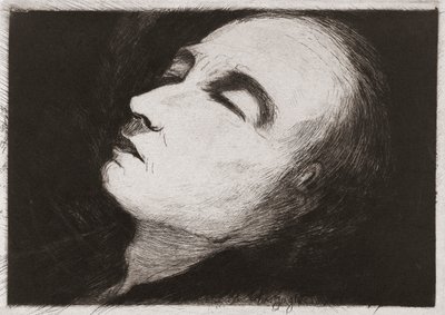 Vincent van Gogh sur son lit de mort - Paul  Gachet