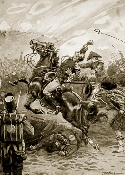 Mort de Sir Edward Pakenham, illustration de 
