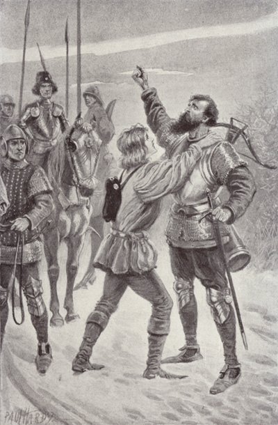 Illustration pour The Cloister and The Hearth de Charles Reade - Paul (after) Hardy